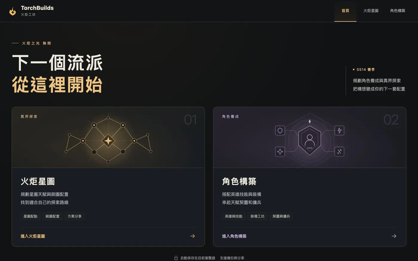 TorchBuilds 火炬工坊首頁